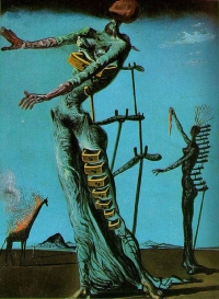 Salvador Dali - Žirafa u plamenu