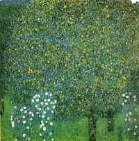Gustav Klimt - Ružini žbunovi ispod drveća