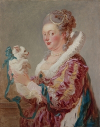 Žan Onore Fragonar - Žena sa psom