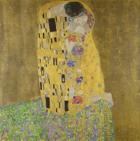 Gustav Klimt's The Kiss is the archetype of tenderness and passion
