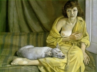 Lusijan Frojd - Devojka sa belim psom