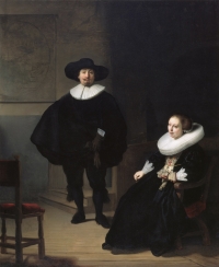 Rembrant van Rajn - Dama i gospodin u crnom