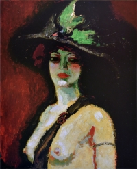Kes van Dongen - Žena sa velikim šeširom