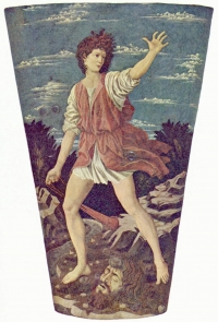 Andrea del Kastanjo - David sa glavom Golijata