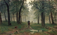 Ivan Šiškin - Kiša u hrastovoj šumi