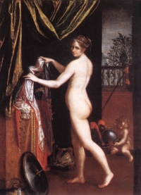Lavinija Fontana - Minerva se oblači