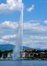 Fontana Jet d'Eau - Ženeva