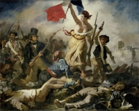 Liberty Leading the People by Eugène Delacroix is a symbol of the French Republic
