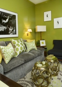 Žuto-zelena boja - za vedar i opuštajući prostor u domu