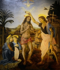 Andrea del Verokio - Hristovo krštenje 