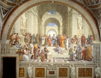 Raphael's fresco The School of Athens is a symbol of the Renaissance