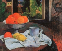 Pol Gogen - Mrtva priroda sa voćem i limunovima